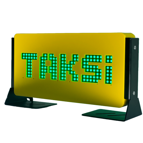 ATL-01 Akıllı Taksi Tepe Lambası | RGB LED, Kumandalı, 5 Modlu