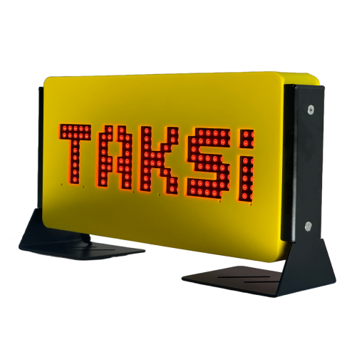 ATL-01 Akıllı Taksi Tepe Lambası | RGB LED, Kumandalı, 5 Modlu