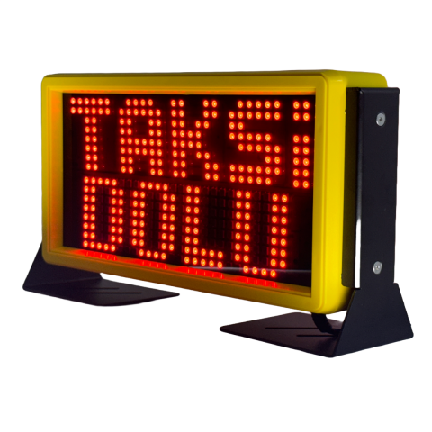 ATL-01 Akıllı Taksi Tepe Lambası | RGB LED, Kumandalı, 5 Modlu