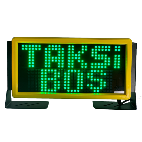 ATL-01 Akıllı Taksi Tepe Lambası | RGB LED, Kumandalı, 5 Modlu