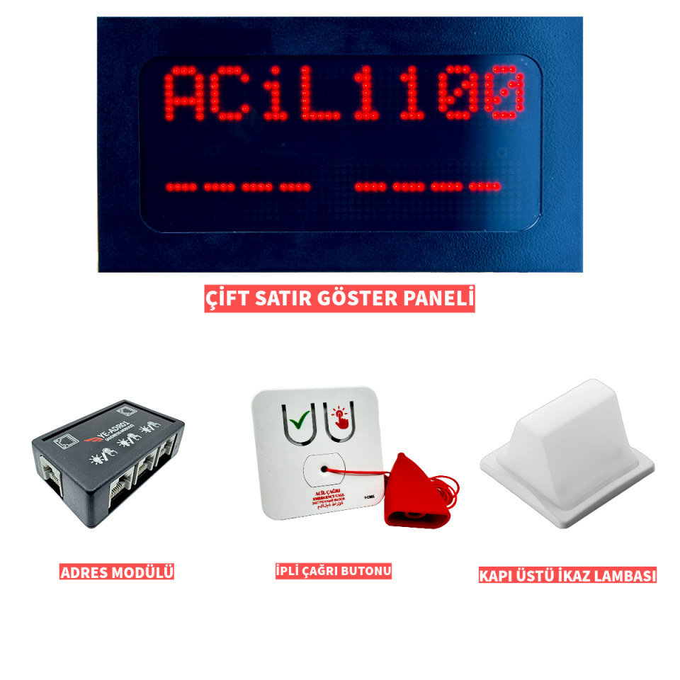 Kablolu Engelli Çağrı Sistemi - YEM-ECS