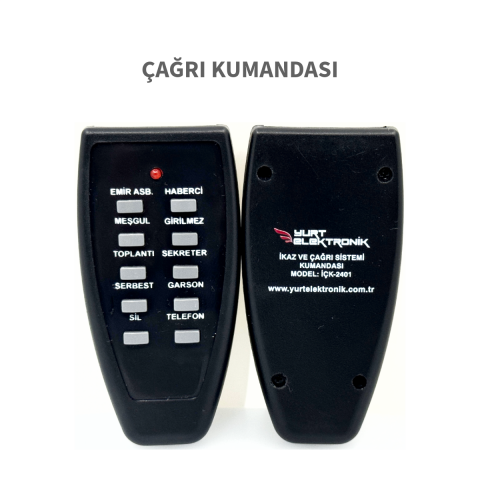 Kablosuz İkaz Çağrı Sistemi - YEM-ICS