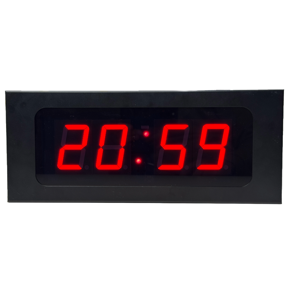 YEM-PDSS 4 Dijit 100mm IP PoE Dijital Saat Sistemi (SAAT:DAKİKA)