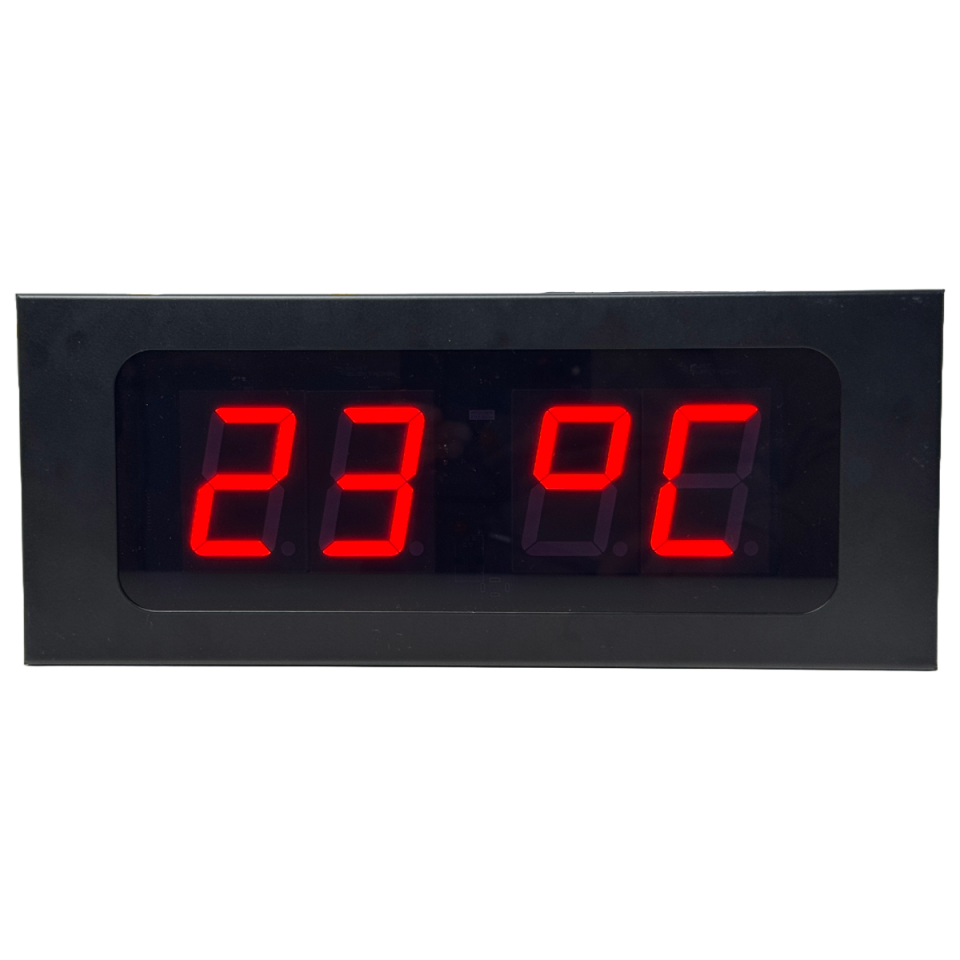 YEM-PDSS 4 Dijit 100mm IP PoE Dijital Saat Sistemi (SAAT:DAKİKA)