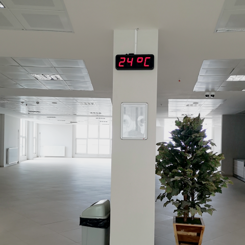 YEM-WDSS  4 Dijit 100mm IP WIFI Dijital Saat Sistemi (SAAT:DAKİKA)