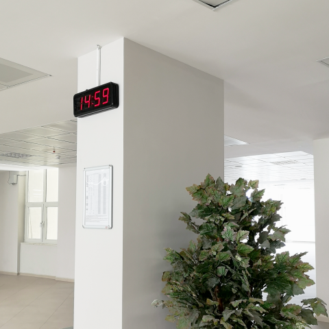 YEM-WDSS  4 Dijit 57mm IP WIFI Dijital Saat Sistemi (SAAT:DAKİKA)