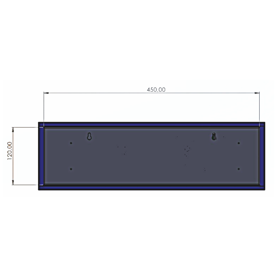 YEM-WDSS  6 Dijit 57mm IP WIFI Dijital Saat Sistemi (SAAT:DAKİKA:SANİYE)
