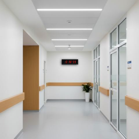 YEM-DS-57-T-HMS-WiFi(WiFi 57mm Saat:Dakika:Saniye) Dijital Merkezi Saat Sistemi