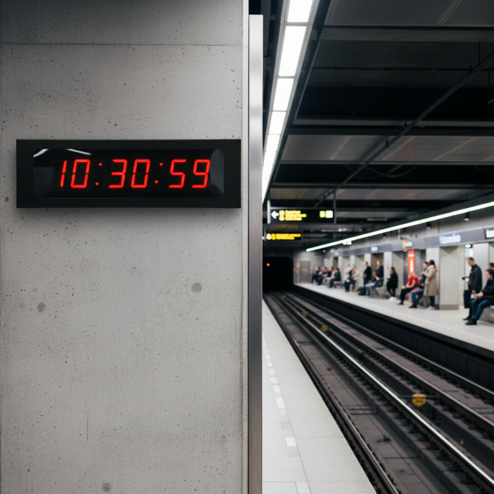 YEM-DS-57-T-HMS-WiFi(WiFi 57mm Saat:Dakika:Saniye) Dijital Merkezi Saat Sistemi