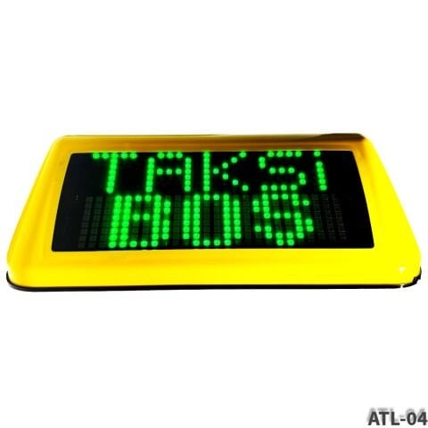 ATL-04 Yeni Nesil Akıllı Taksi Tepe Lambası Çift taraf