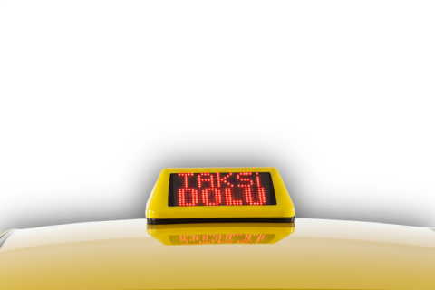 ATL-04 Yeni Nesil Akıllı Taksi Tepe Lambası Çift taraf