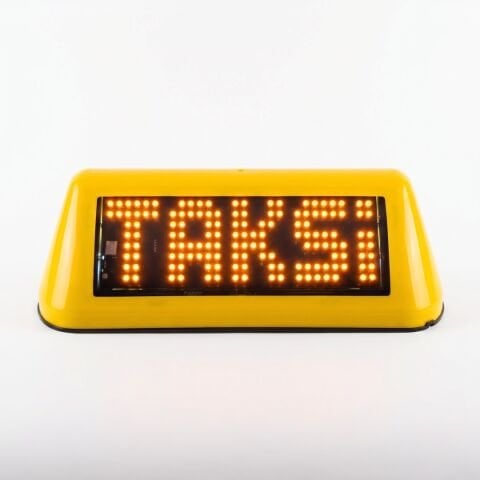 ATL-05 LED Taksi Levhası BEYAZ/SARI/TURUNCU/MOR/MAVİ/YEŞİL/KIRMIZI 6 FARKLI RENK REÇENEĞİ