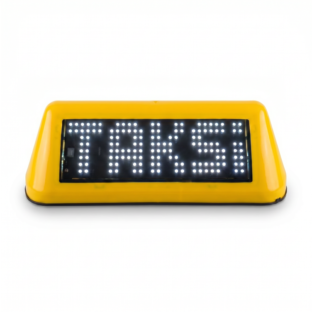 ATL-05 LED Taksi Levhası BEYAZ/SARI/TURUNCU/MOR/MAVİ/YEŞİL/KIRMIZI  6 FARKLI RENK REÇENEĞİ BEYAZ