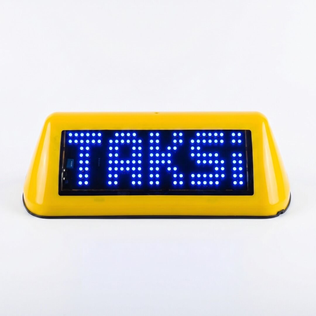 ATL-05 LED Taksi Levhası BEYAZ/SARI/TURUNCU/MOR/MAVİ/YEŞİL/KIRMIZI  6 FARKLI RENK REÇENEĞİ MAVİ
