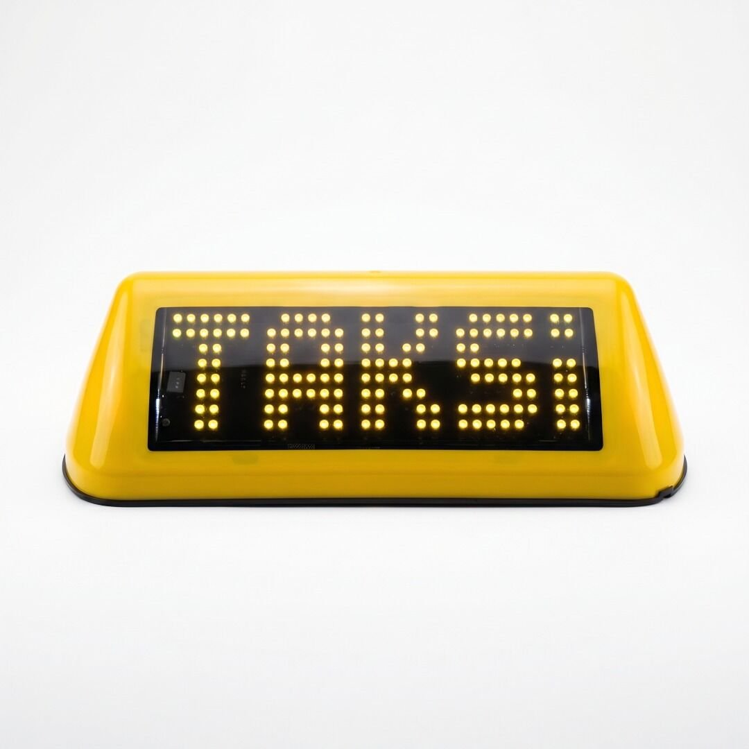ATL-05 LED Taksi Levhası BEYAZ/SARI/TURUNCU/MOR/MAVİ/YEŞİL/KIRMIZI  6 FARKLI RENK REÇENEĞİ SARI